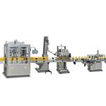 Equipo de embotellado automático de aceite de oliva de tipo lineal