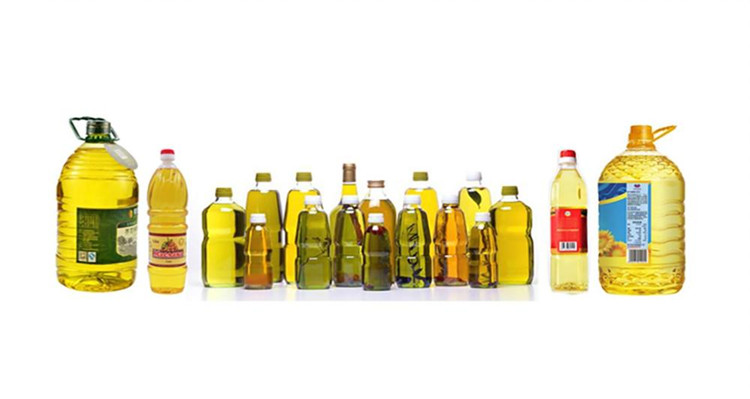 Línea de llenado de aceite de maíz, botella de plástico de fábrica