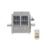 PLC control 8 boquillas máquina de llenado de tarros de mermelada de vidrio