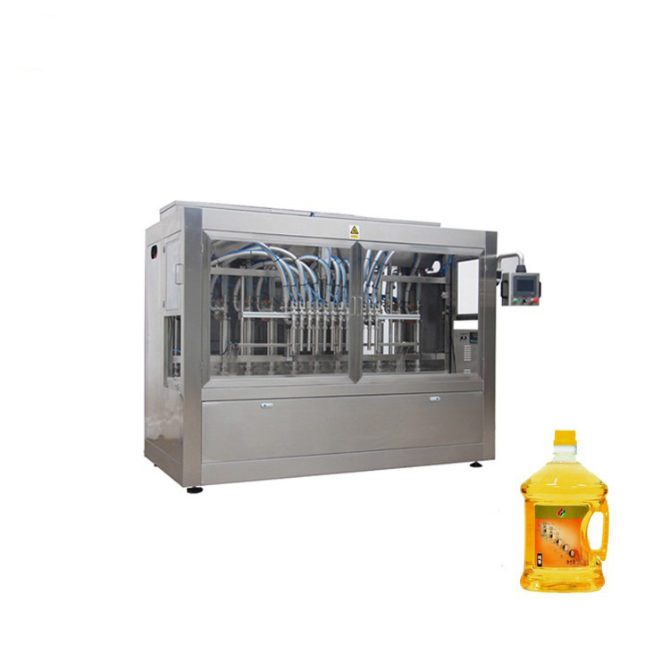 Pantalla táctil Máquina de llenado de aceite automática Velocidad de llenado ajustable