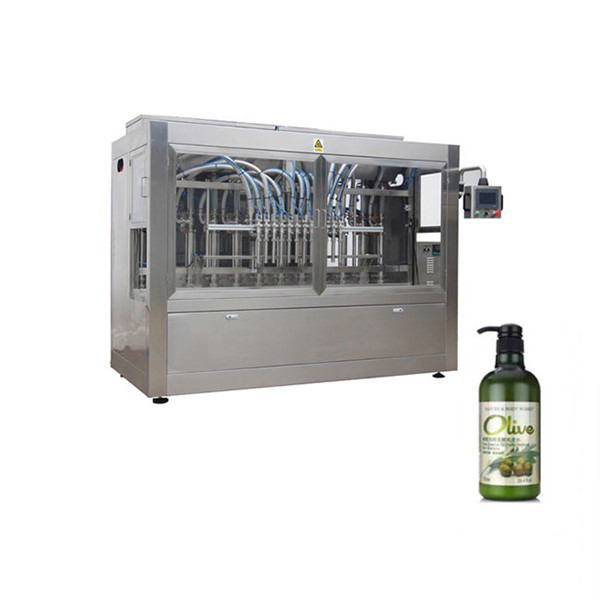 máquina automática de llenado y embotellado de botellas de líquido viscoso con champú